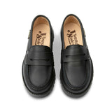 Nicki Kids Loafer - Black Leather