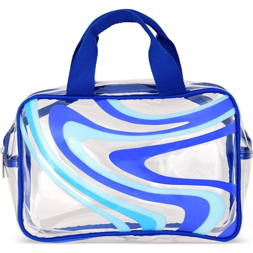 Blue Swirl Cosmetic Trio