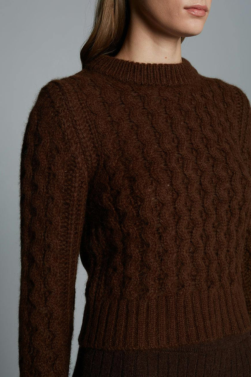 AMARA SWEATER | ESPRESSO