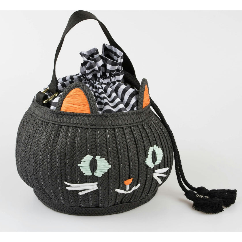 Trick Or Treat Cat Basket Bag