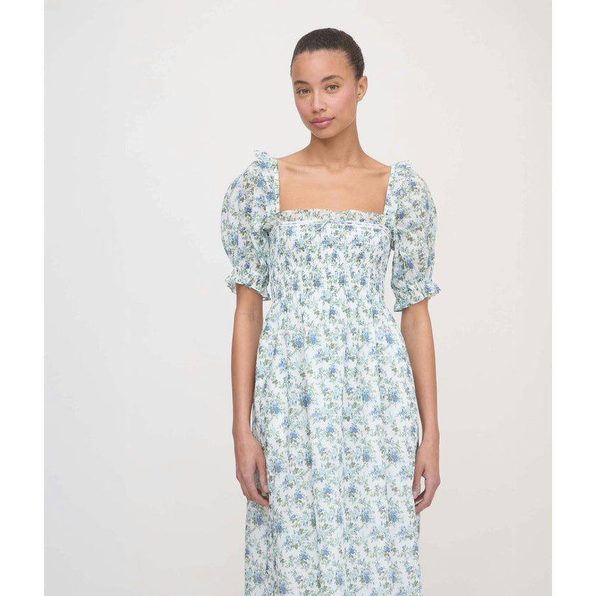 The Scarlett Nap Dress - Pale Blue