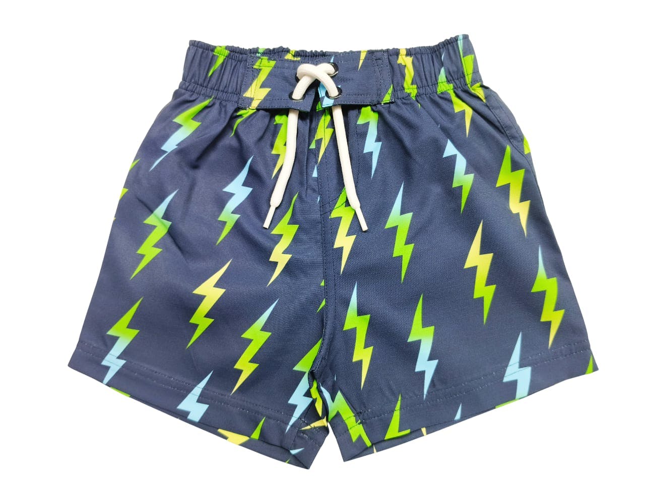 Baby Swim Board Shorts -Gradient Bolts