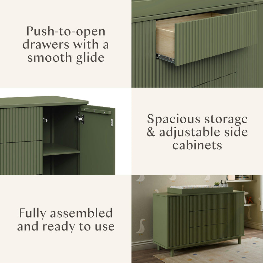 Babyletto Pogo Tambour Assembled Dresser