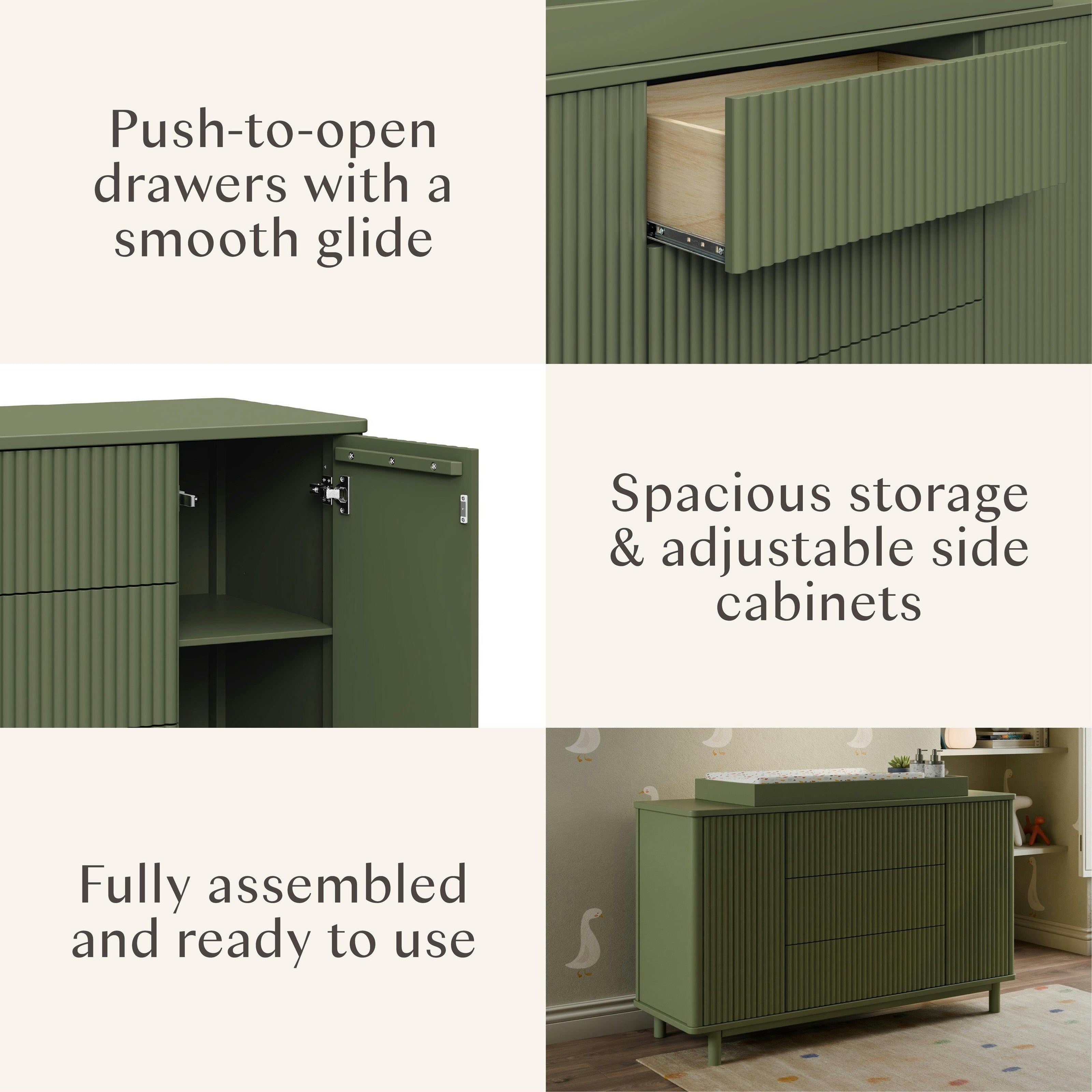 Babyletto Pogo Tambour Assembled Dresser