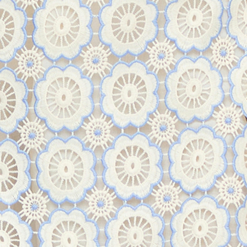 The Eliza Dress - Blue Dahlia Lace