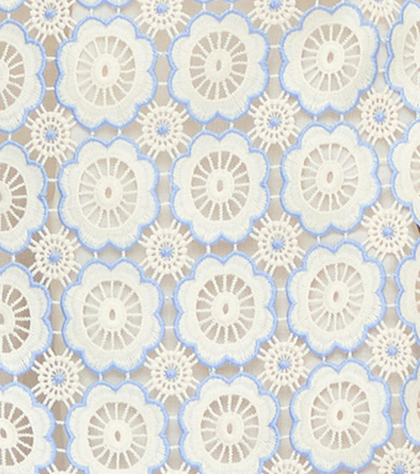 The Eliza Dress - Blue Dahlia Lace