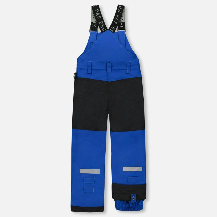 Solid Play Overall Snow Bib Blue