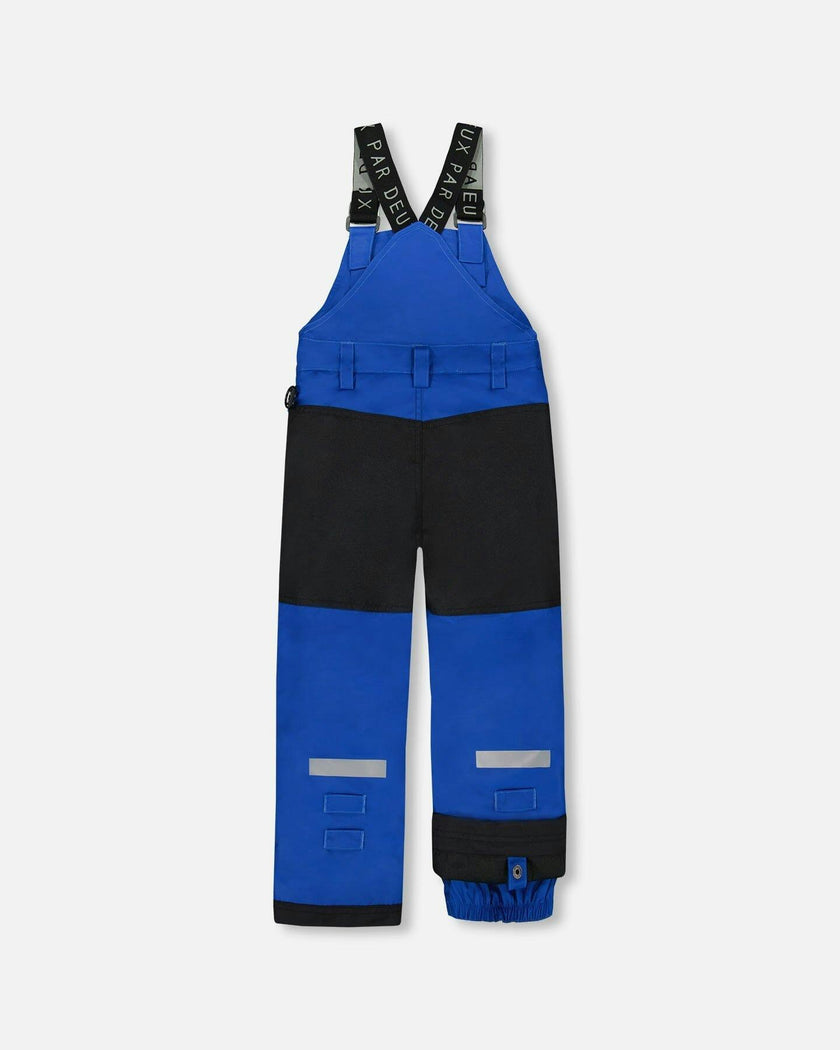 Solid Play Overall Snow Bib Blue