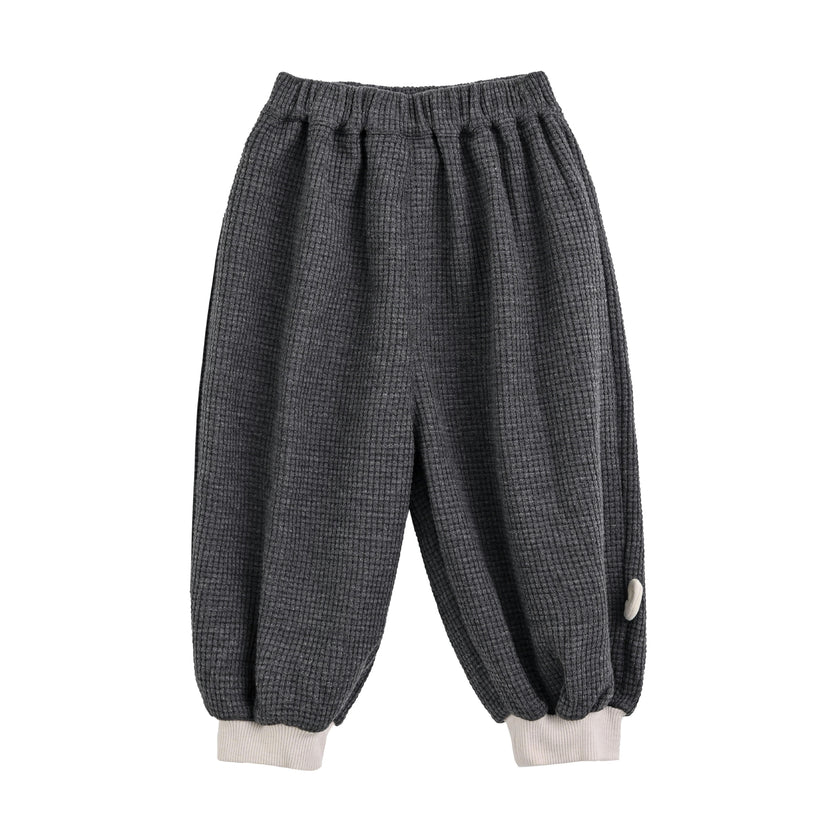 Dark Gray Bear Hoodie Set