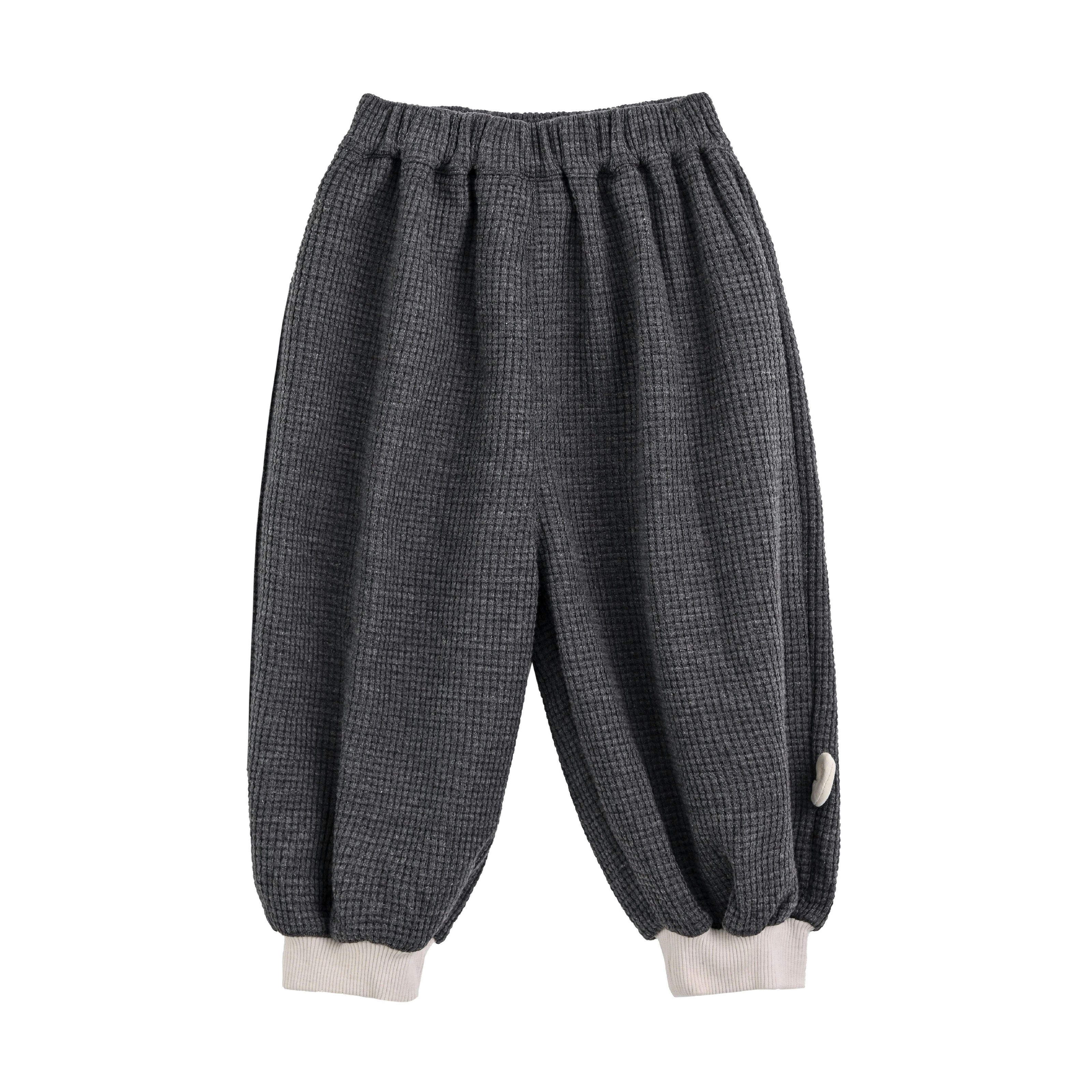 Dark Gray Bear Hoodie Set