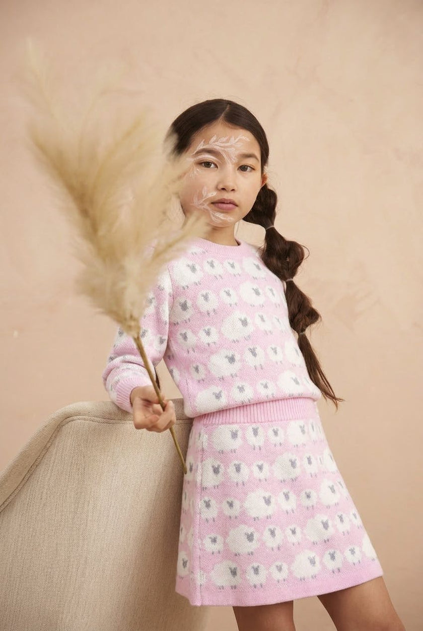 Little Bo Peep Jumper | Bubble Gum