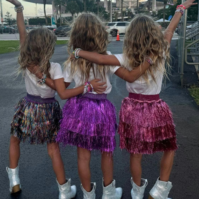 Shimmer Tinsel Party Skirt