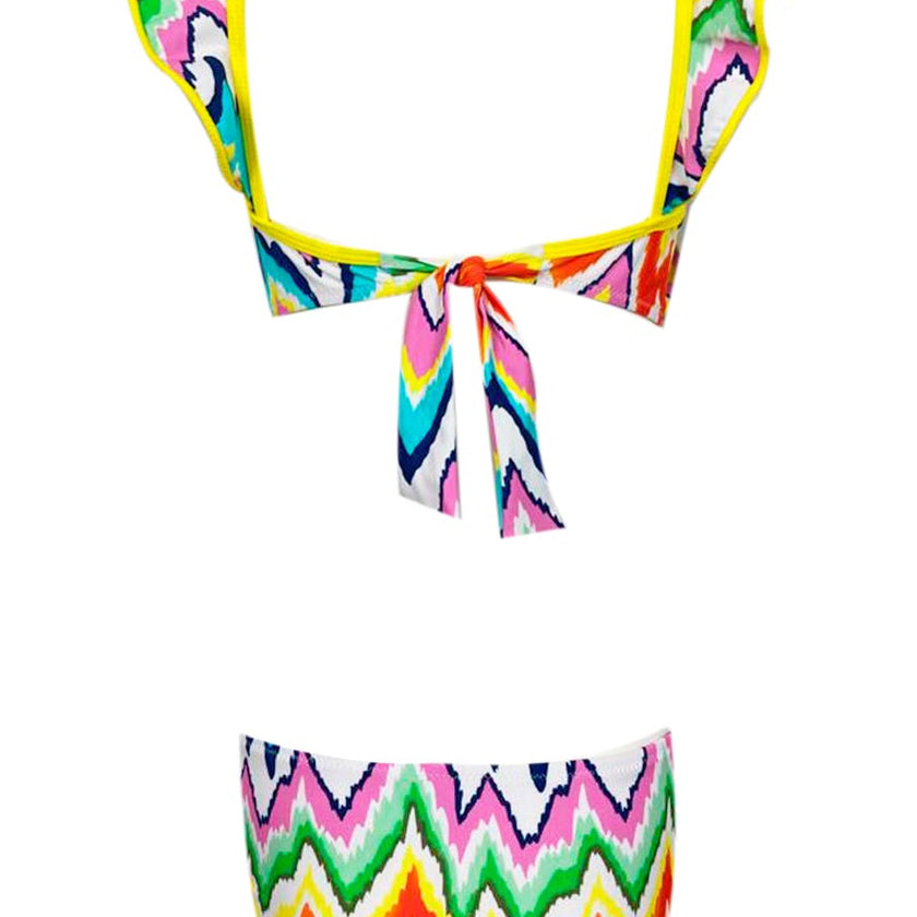 Akeno Sleeveless Ruffle Front Two-Piece Bikini