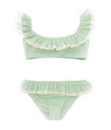 Kate Bikini - mint and ivory