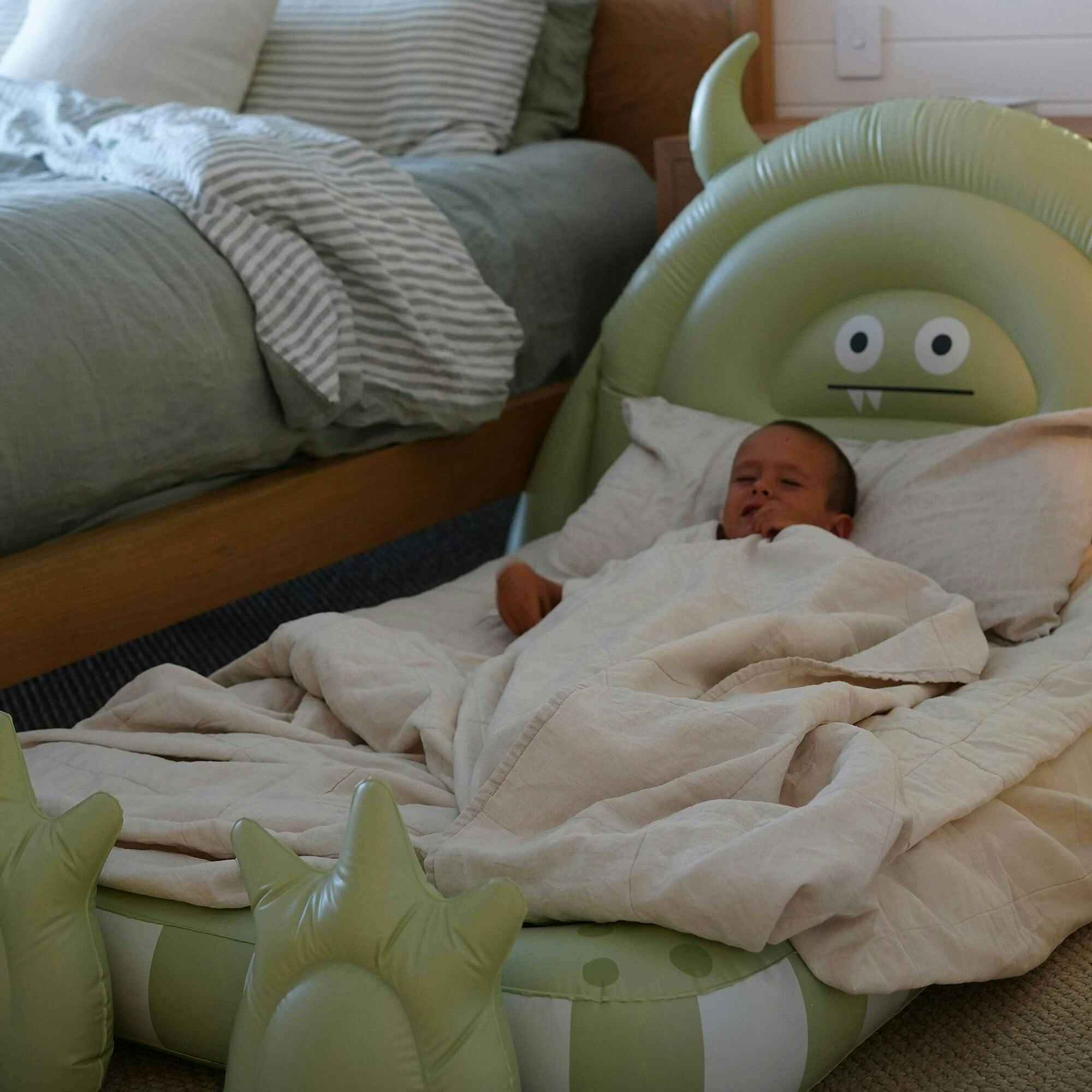 Kids Sleepover Bed: Monster