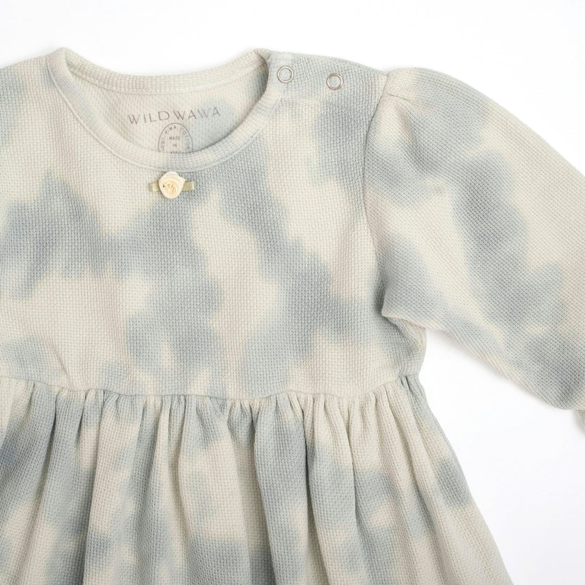 Tie-dye Dress in Baby Blue