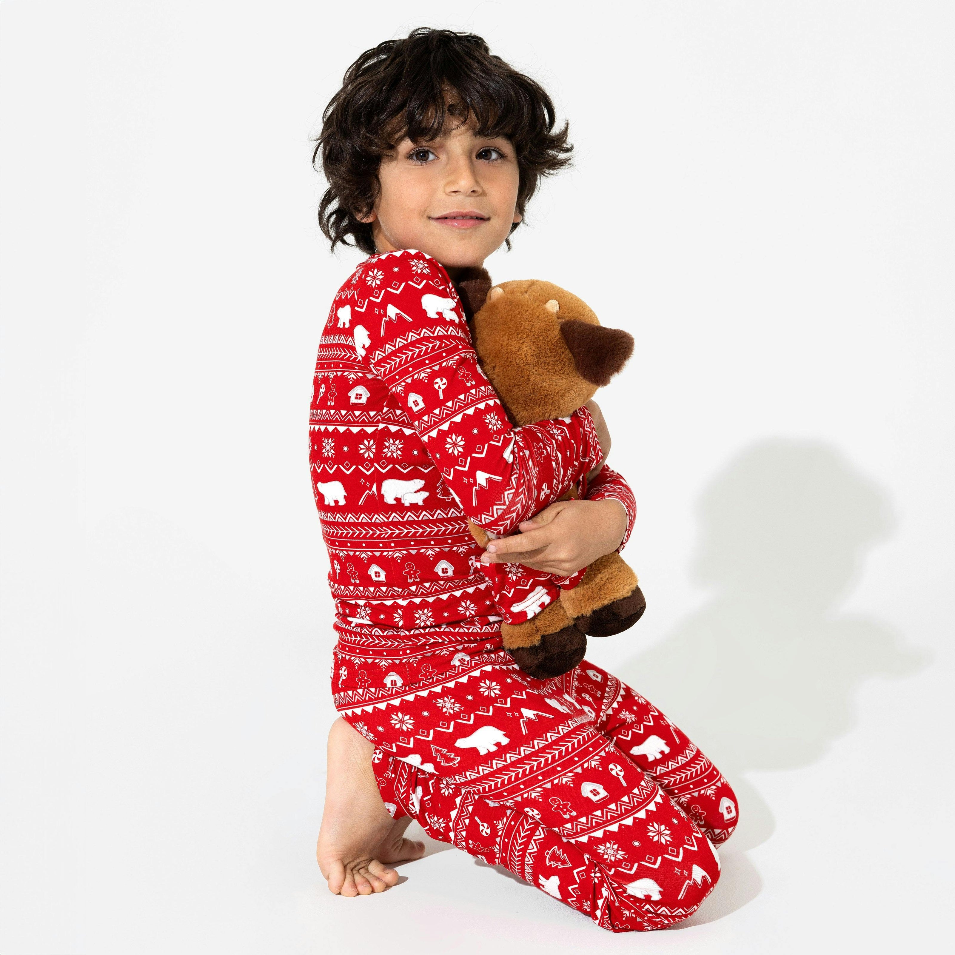 Polar Isle Red Bamboo Matching Teddy or Doll 18