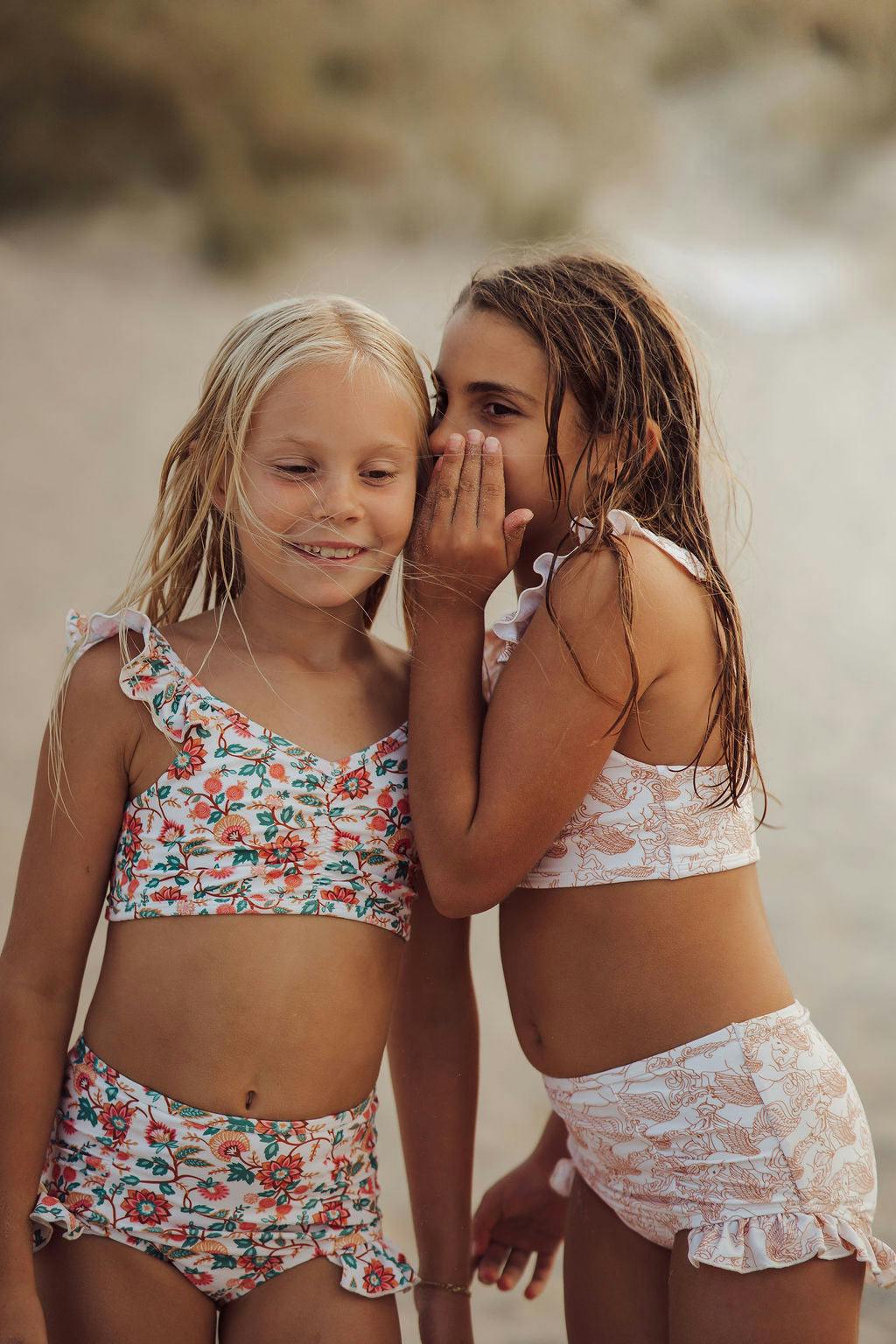 Ruffle 2 Piece Bikini | UPF + Recycled - Pegasus