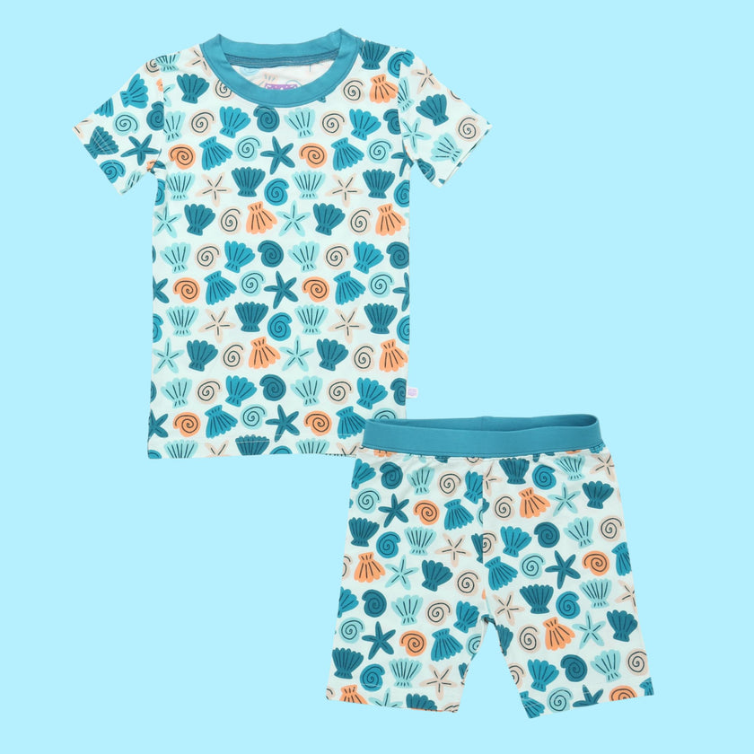 Blue Seaside Short PJ Set (FINAL SALE)