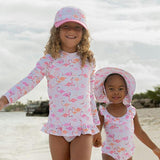 UPF 50+ Ruffle Rash Guard