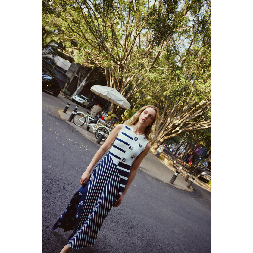 Cassidy Dress, Stripes