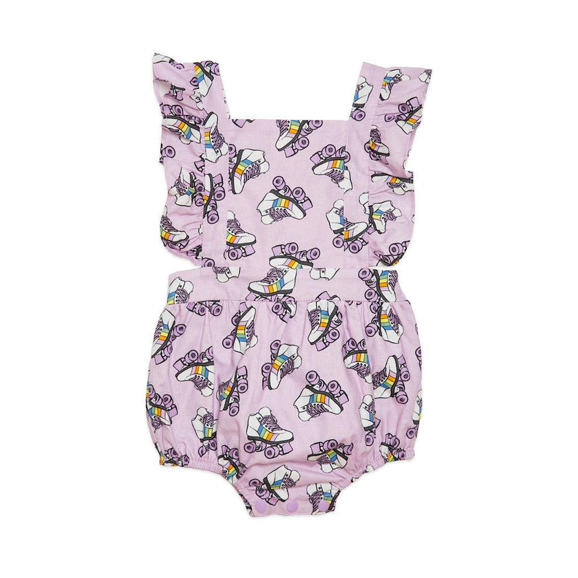 Bubble Romper in Roller Skates