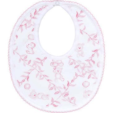 Pink Bears Trellace Bib