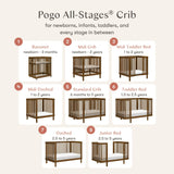 Babyletto Pogo 8-in-1 Convertible Crib with All-Stages® Conversion Kits