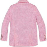 Linen Suit Jacket, Pink