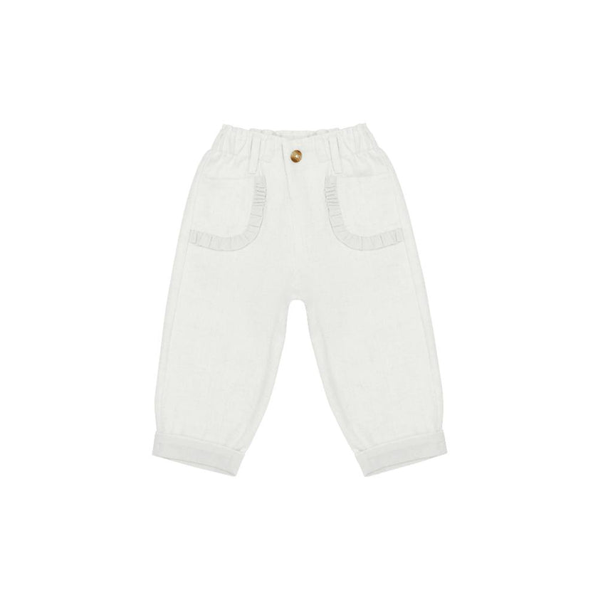 Josefine Trousers | White Sand Melange