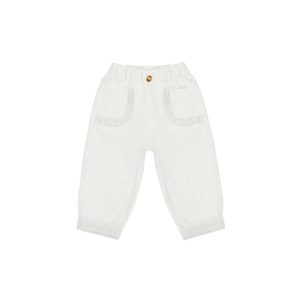 Josefine Trousers | White Sand Melange