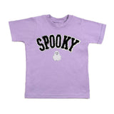 Spooky Ghost Patch Halloween Short Sleeve T-Shirt