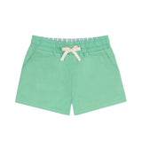 boys gustavia green ultra-soft twill shorts