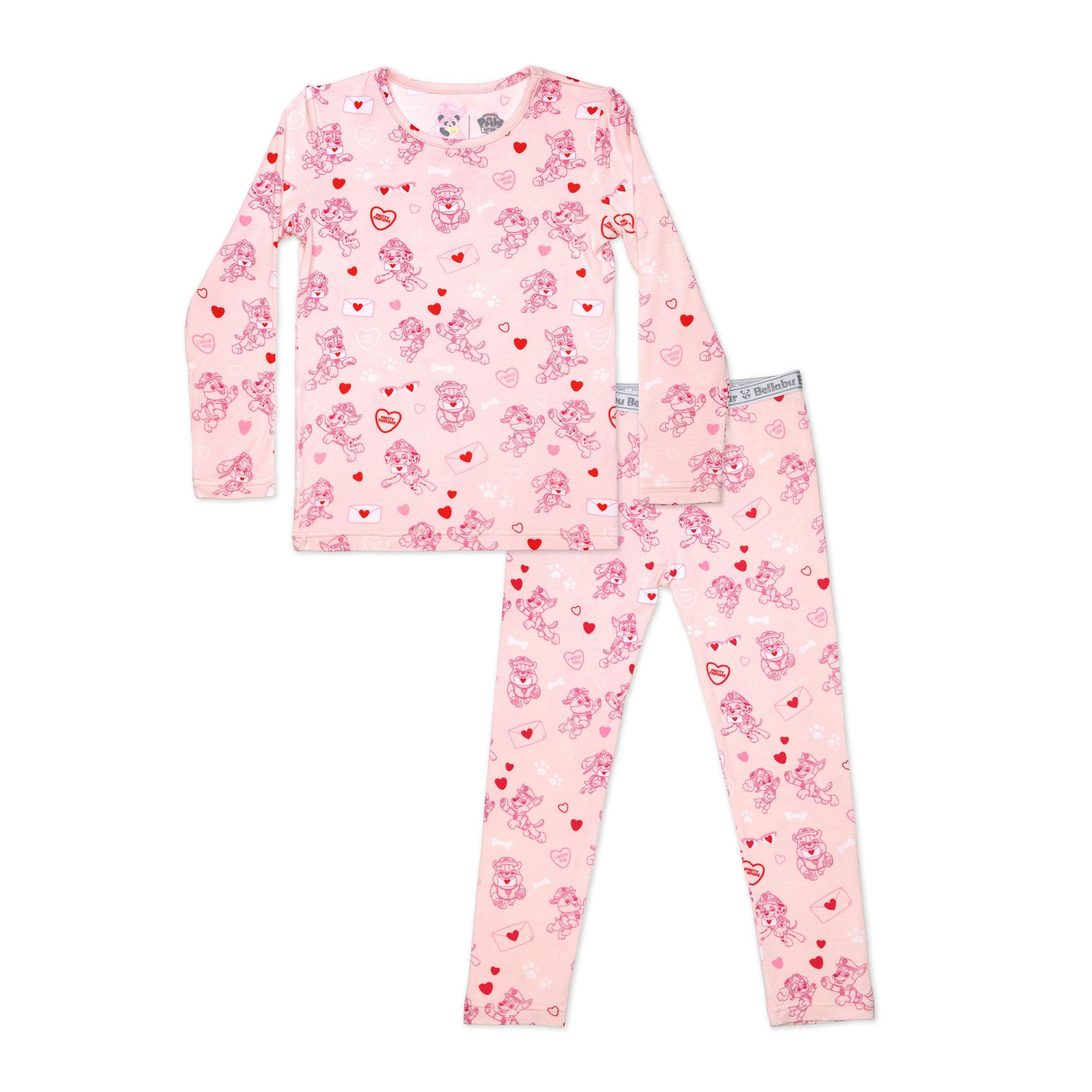 PAW Patrol: Love Paws Pink Bamboo Kids Pajamas
