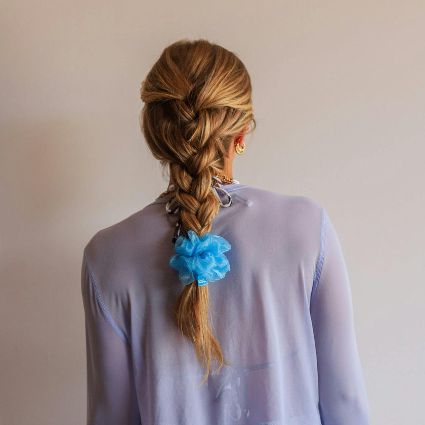 NEON MIDI ORGANZA SCRUNCHIE