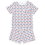 Charles Boys' Short Set - Patriotic Jeeps