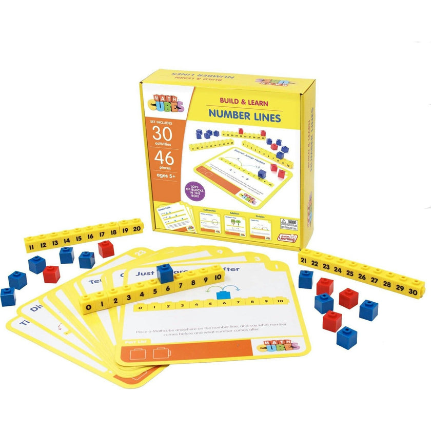 Mathcubes - Number Lines - 30 Activity Set