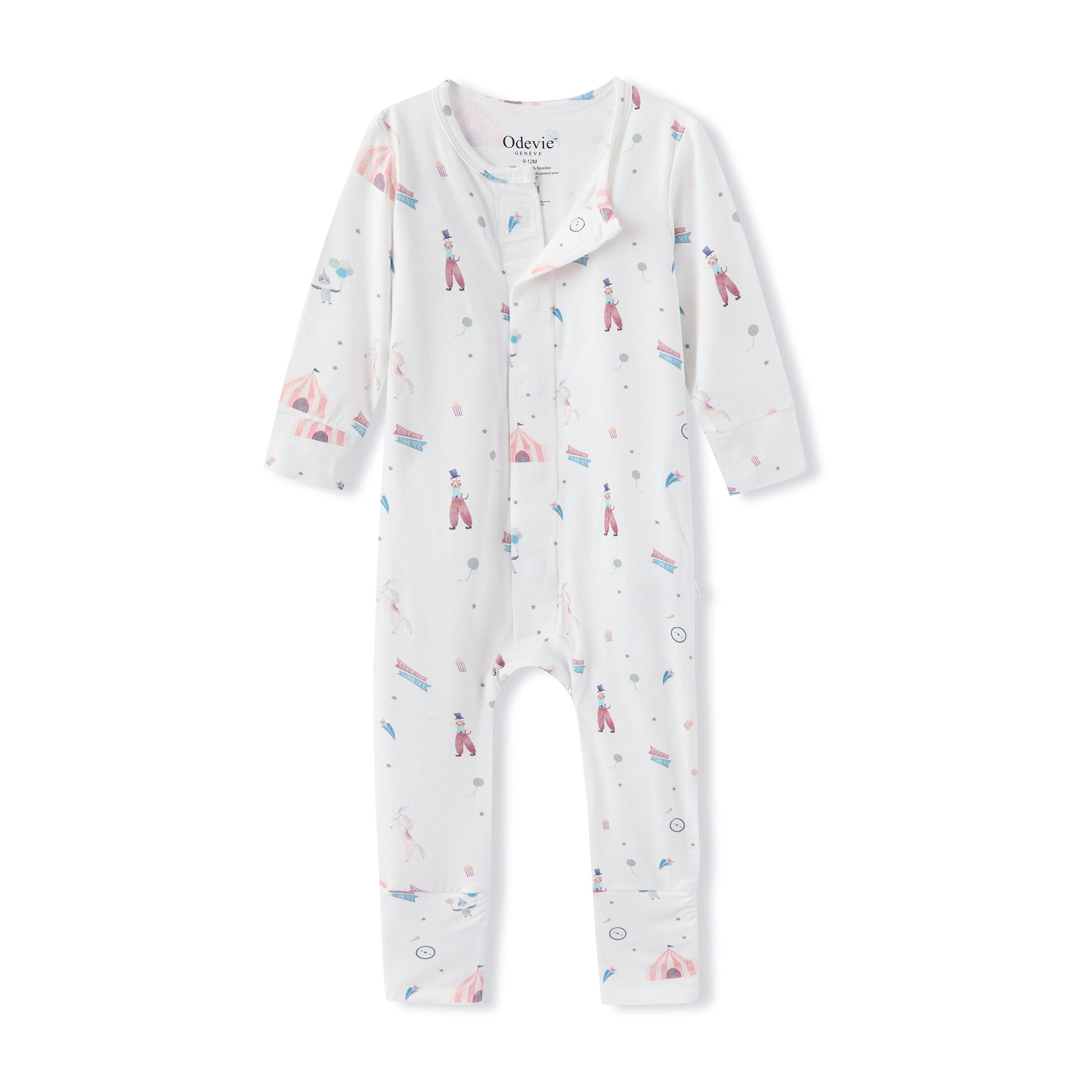 Bamboo Footie Pajama Sleepsuit - Le Cirque