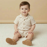 Organic Shirt & Shorts Set - Cross
