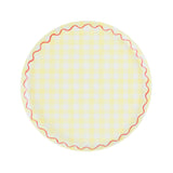 Gingham Reusable Small Plates