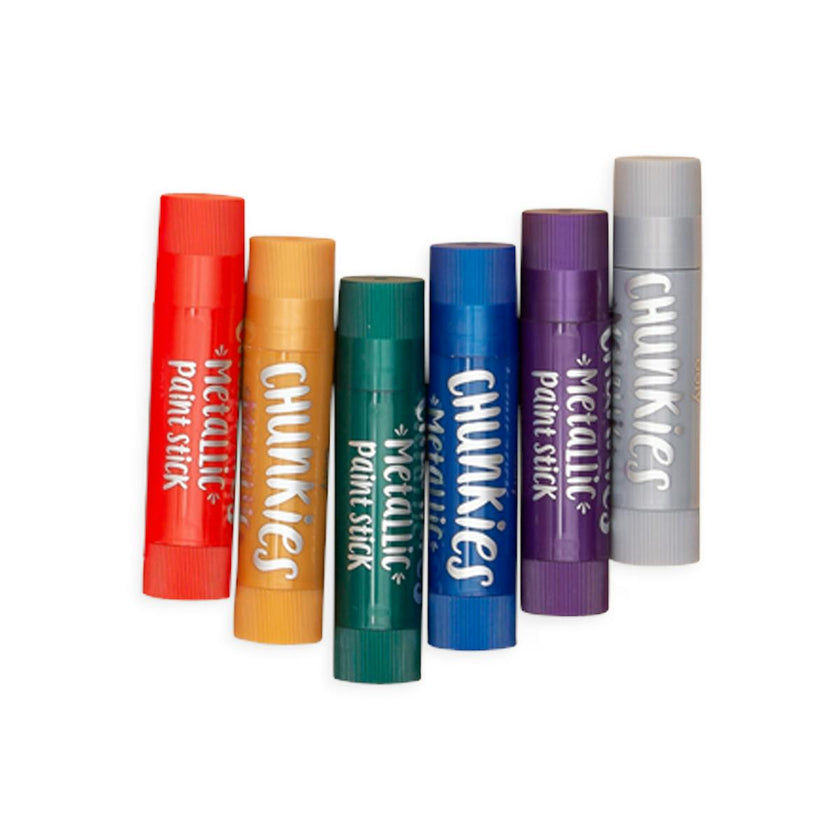 Chunkies Paint Sticks - Metallic - Set of 6