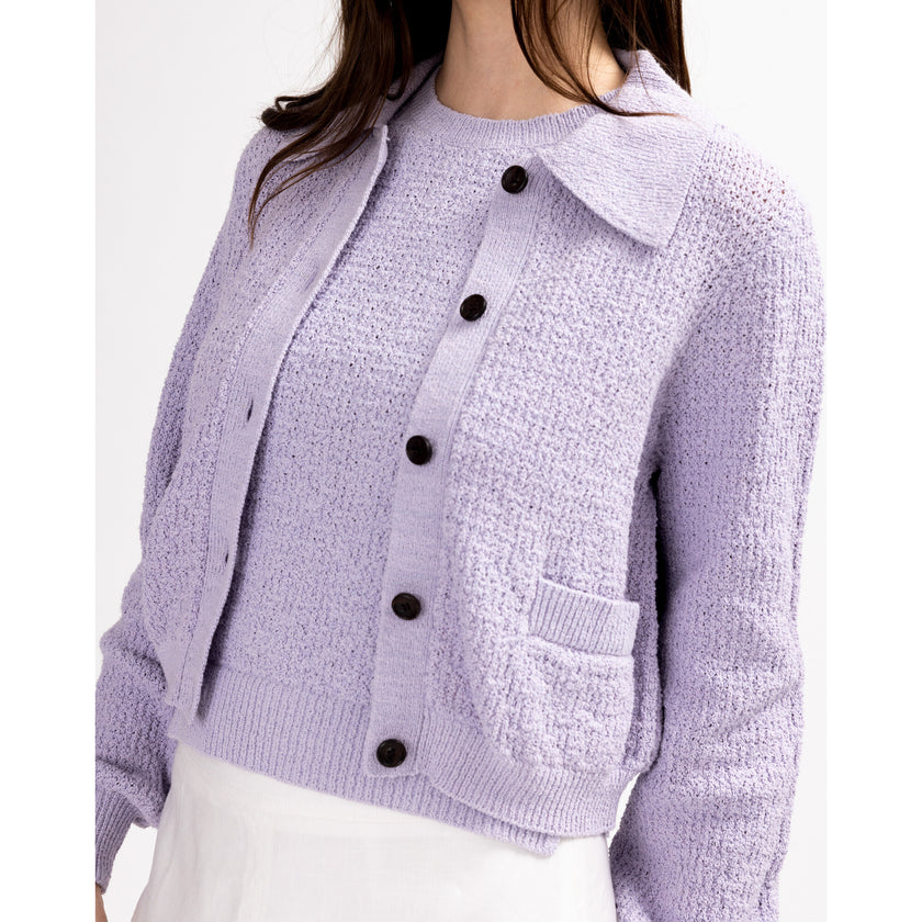 Veronica Cardigan, Purple