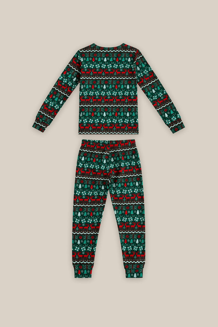 Kids So Soft Pajama Set in Alpine Noel