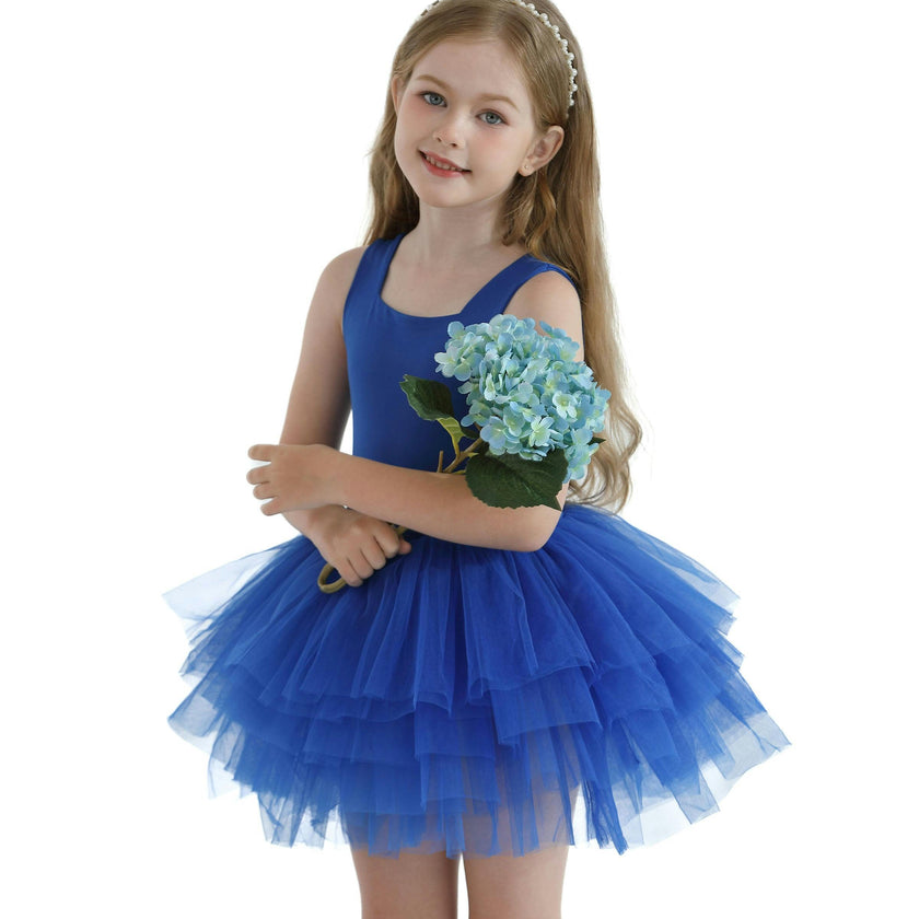 Royal Blue Layered Leotard