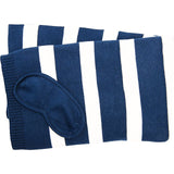 Xoxo Reversible Stripes Blanket Travel Set