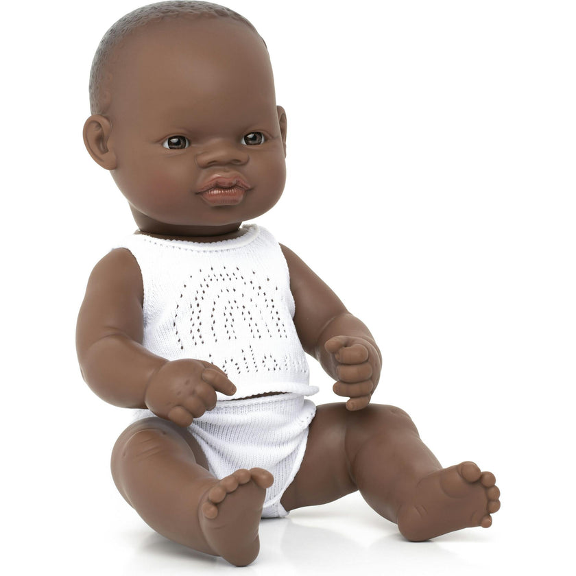 12⅝" Baby Doll African Girl