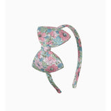 Big Bow Alice Band in Pink Dahlia
