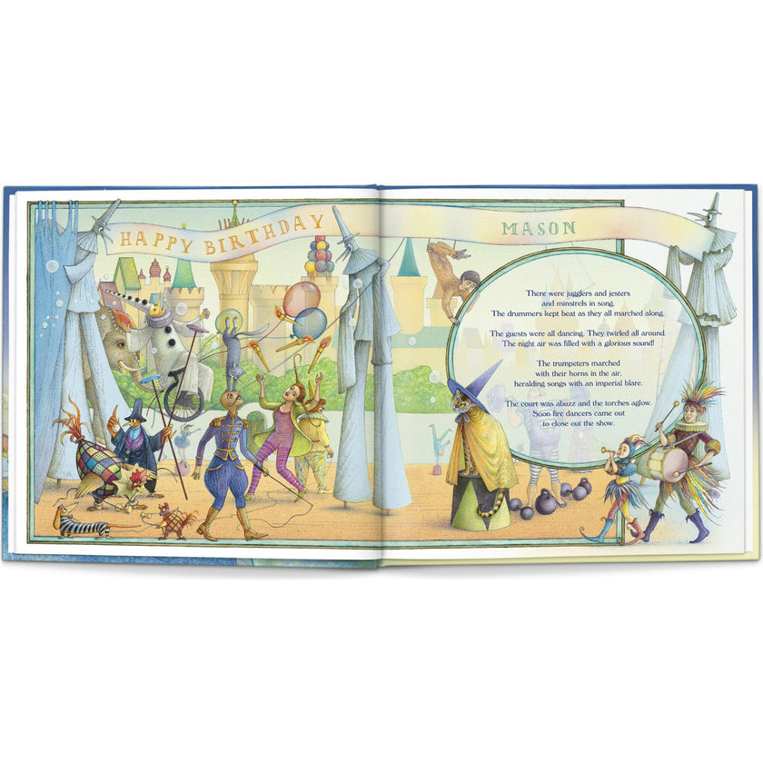 Royal Birthday Dragon Adventure Personalized Board Book
