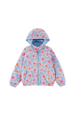 Max Reversible Rain Jacket Windbreaker, Hibiscus