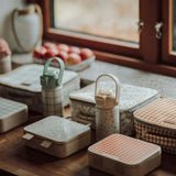 3 Compartment Leakproof Lunchbox | Sunset Meadow